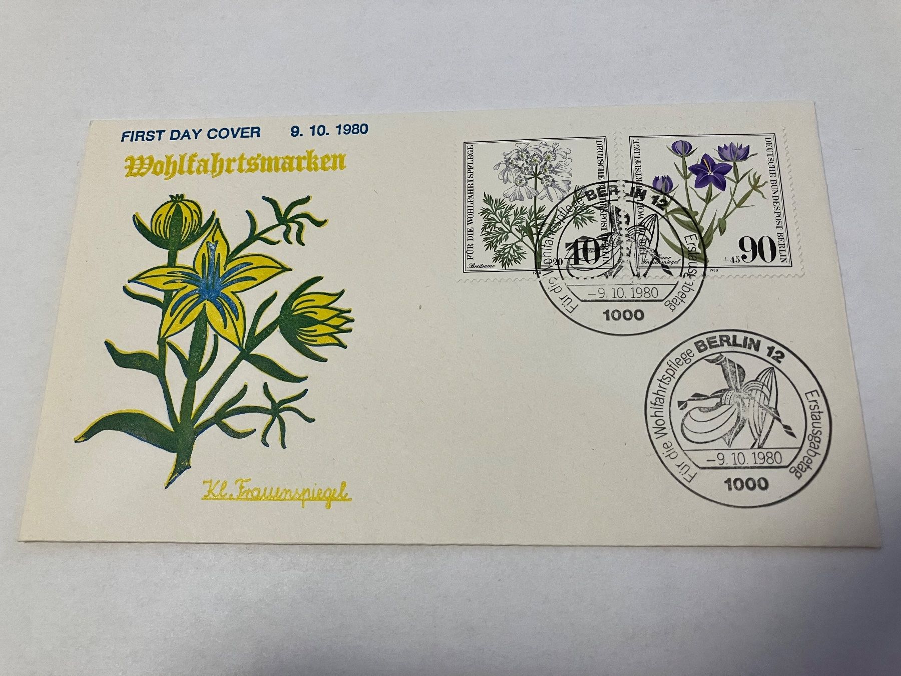 Tutti i francobolli: Blumen FDC 1980 – Usato da Koblenz venduto da Markenhimmel