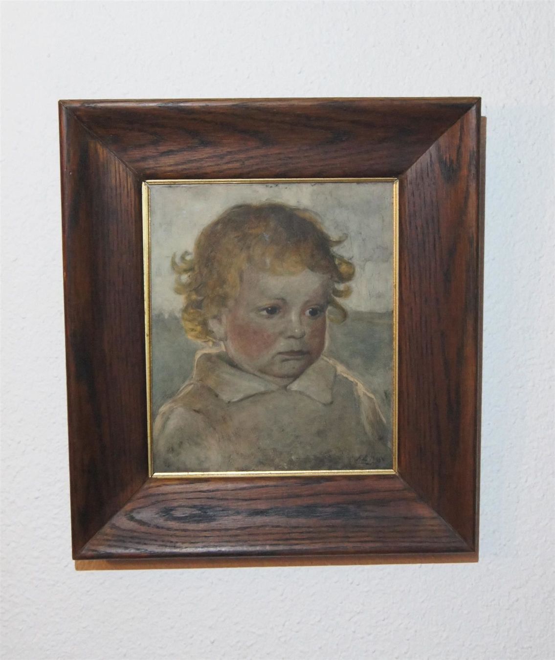 Gemälde: Anmutiges Kinderbild, wohl eines Jungen – Neu und originalverpackt aus Geroldswil von ARTEFACTO 1