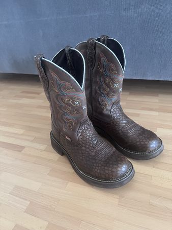 Bottes de cowboy marron - Taille 38 -Idéales pour l'été!