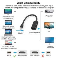 Mini dp zu hdmi kabel 4k mini displayport video konverter