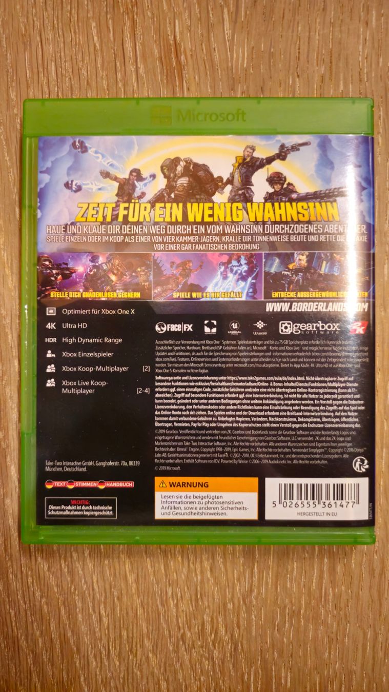 Microsoft Giochi: Game, Xbox One, Borderlands 3, Videospiel – Nuovo (secondo la descrizione) da Sirnach venduto da TheMrFreeman 1