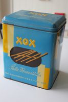 antike Blechdose XOX "Brezsticks"