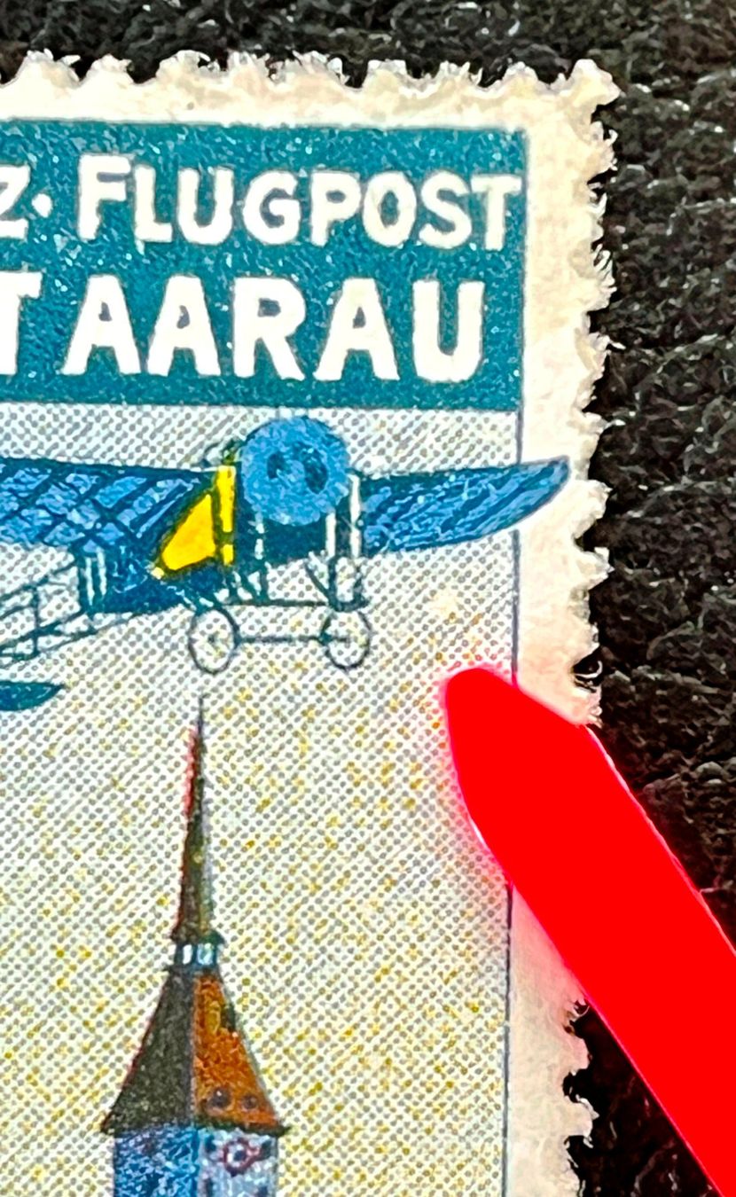 Alle Briefmarken: Flugpostvorläufer I** postfrisch Aarau mit Abklatsch & Abart – Neu (gemäss Beschreibung) aus Bern von nik688 1