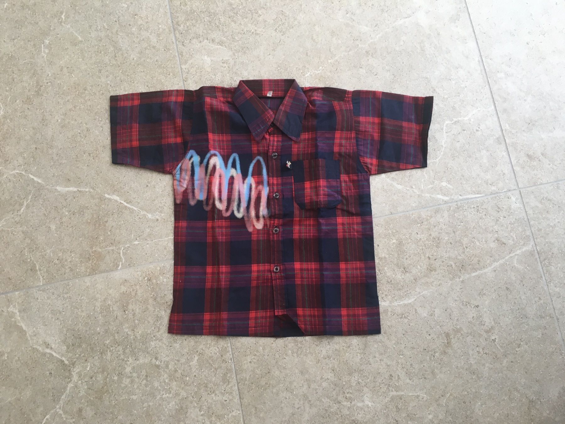 Camicie, T-shirt & Polo: Sommerhemd Gr. 98-104, neu! – Nuovo (secondo la descrizione) da Gächlingen venduto da Tara_devi