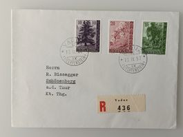 1957 Heimatliche Bäume & Sträucher Top Stempel
