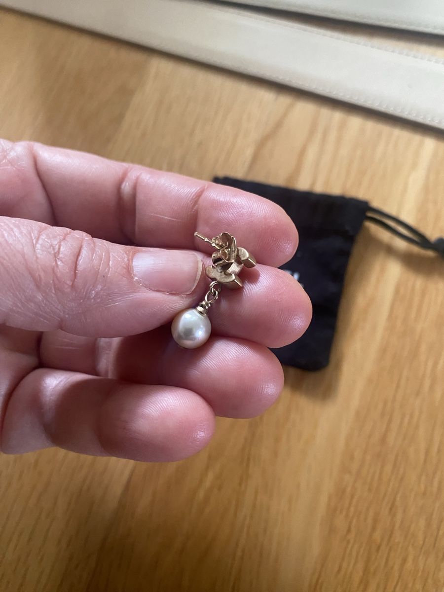 Chanel Ohrringe & -stecker: Chanel Earrings Gold plated with Pearl Drop. – Neu (gemäss Beschreibung) aus Herrliberg von non_5qdb 2