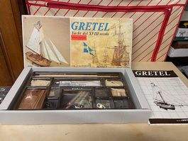 Holzbausatz der Jacht Gretel neu in OVP