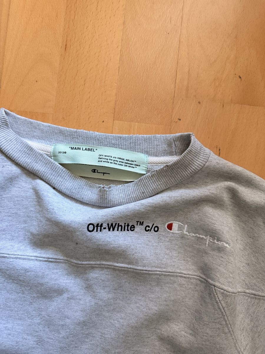 Off-White Maglioni & Felpe: Off White x Champion Sweater – Usato da Zürich venduto da Bonez_9 2