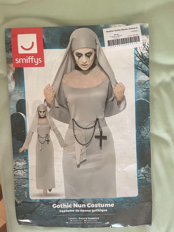 XNFUOE Gothic Nonne Strümpfe - Cosplay Socken Mit Kreuzdruck Für Halloween