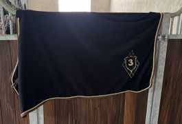 Abschwitzdecke Fleece, schwarz, 145, sehr guter Zustand!