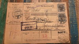 1920 Paketkarte 1a Berlin