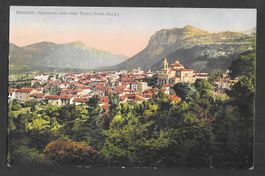 Mendrisio Panorama visto dalla Torre Feldpoststempel