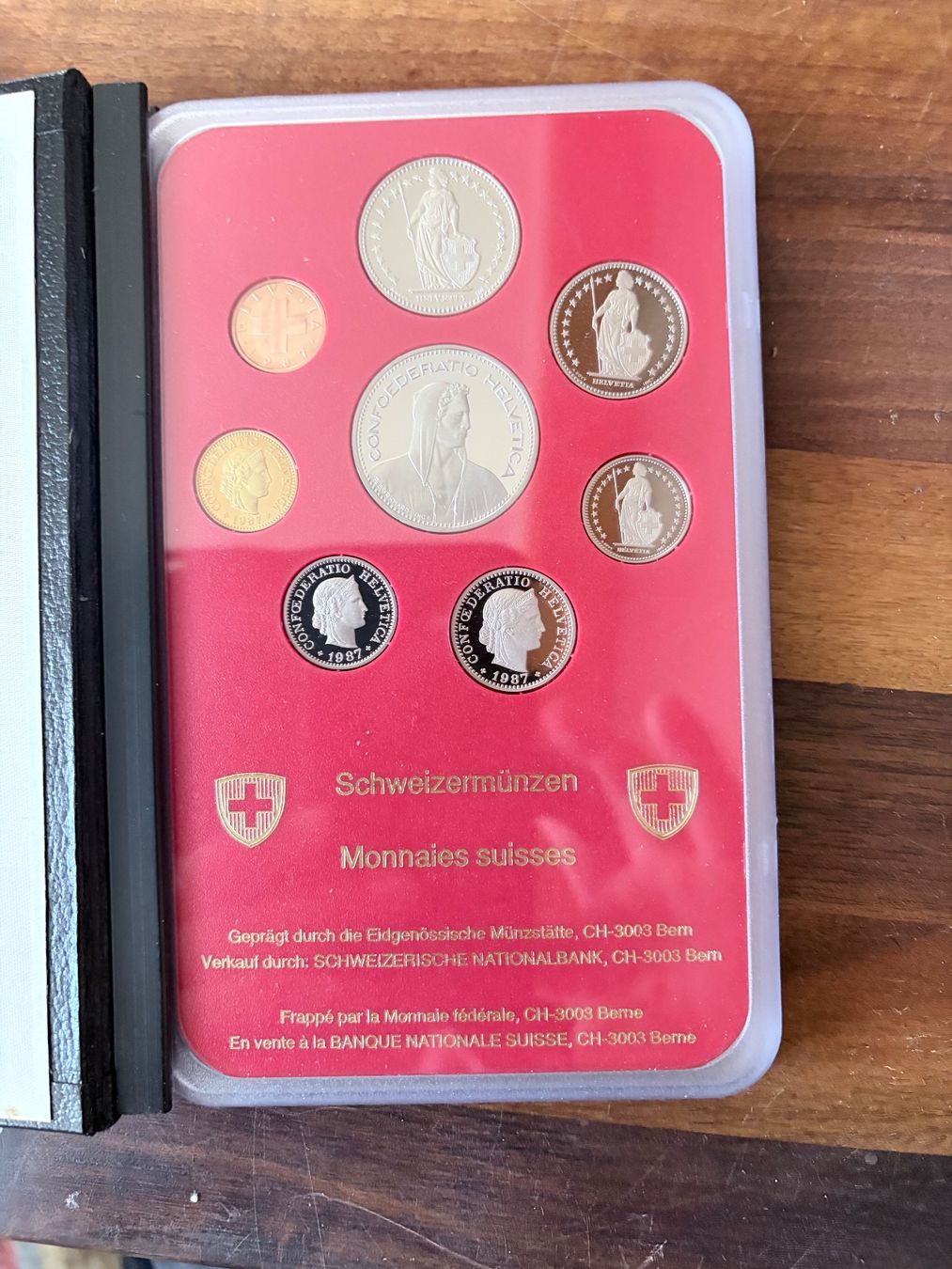 Alle Münzen: Schweizer Mïnzen Set 1987 – Neu und originalverpackt aus Zäziwil von Emlea