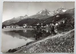 Am St. Moritzersee mit Piz Julier und Albana
