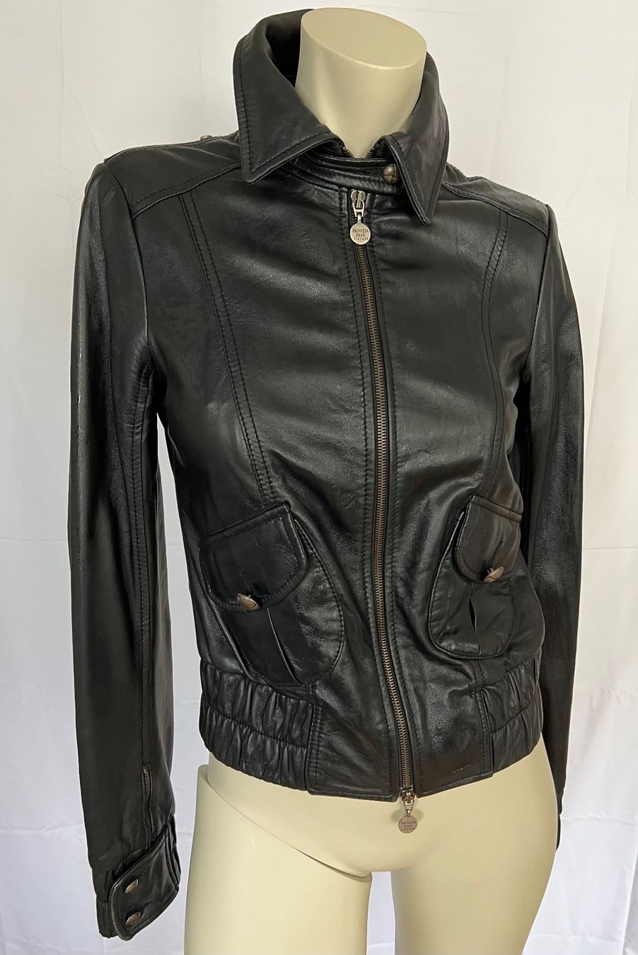 Patrizia Pepe Giacche: Patrizia Pepe schwarze Lederjacke in Gr. 36 – Usato da Basel venduto da Bettybooo 2
