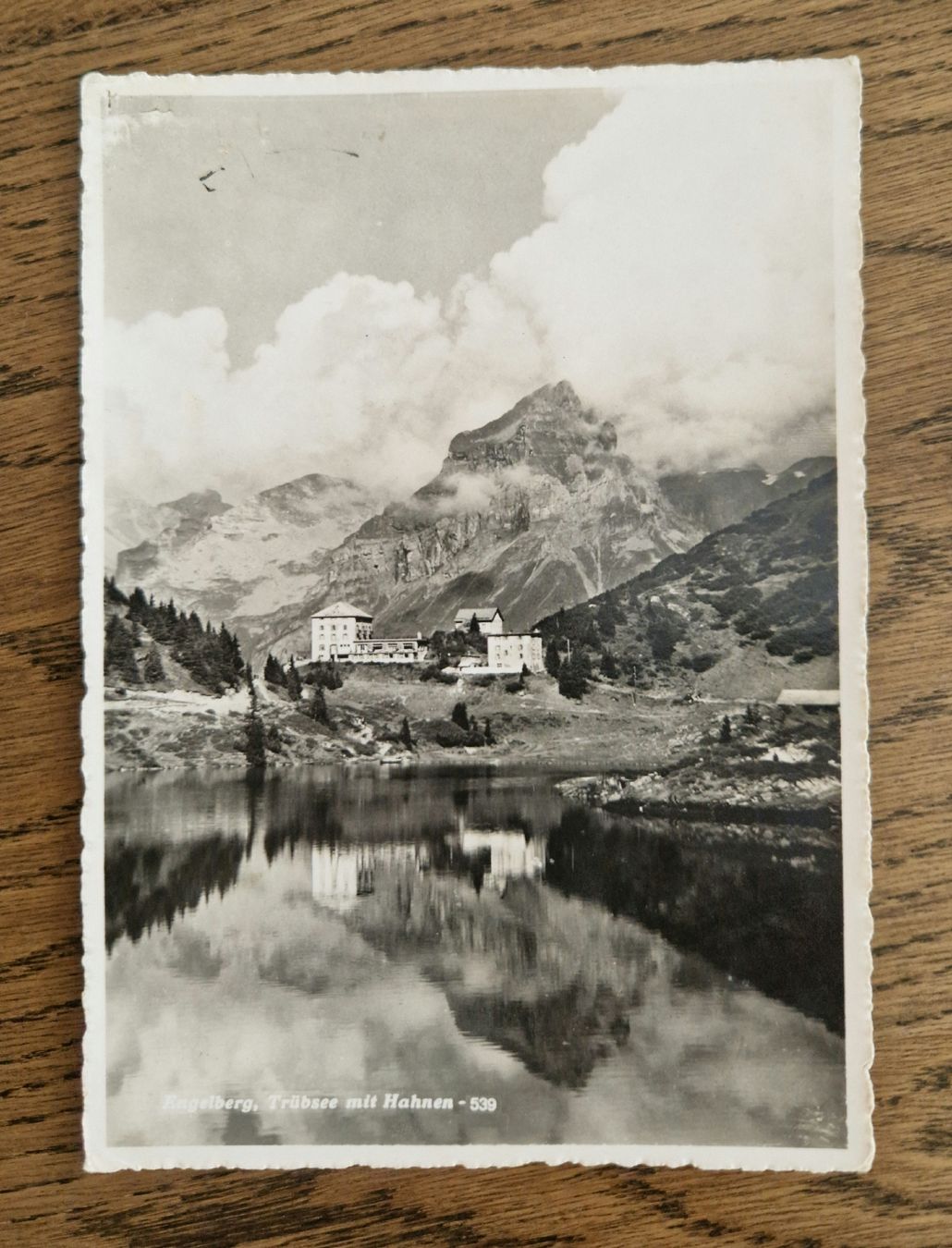 Cartoline postali: Engelberg, Trübsee mit Hahnen 1939 – Usato da Ebikon venduto da Donar50