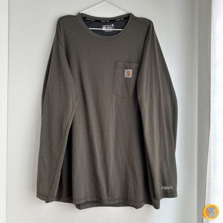 Carhartt Force Longsleeve Olivgrün Gr. XL