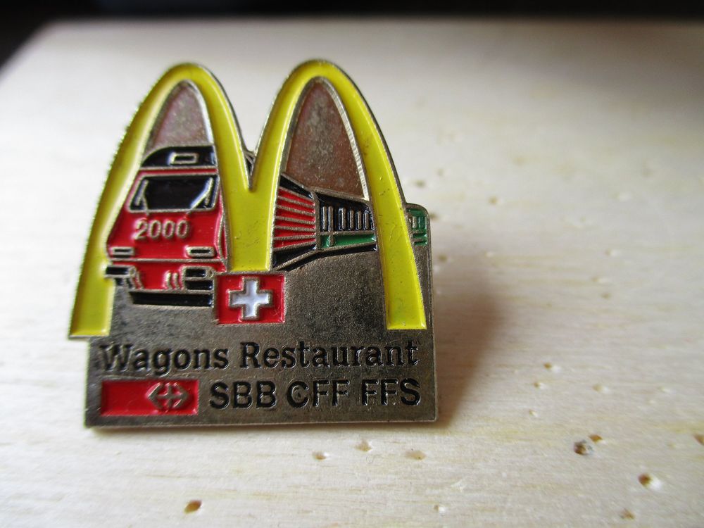 Mc Donalds SBB CFF FFS Bahn Zug Lok Bahn 2000 Pin RAR | Kaufen auf Ricardo