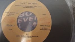 Janet Jackson-IF/again 7"vinyl made in ecuador