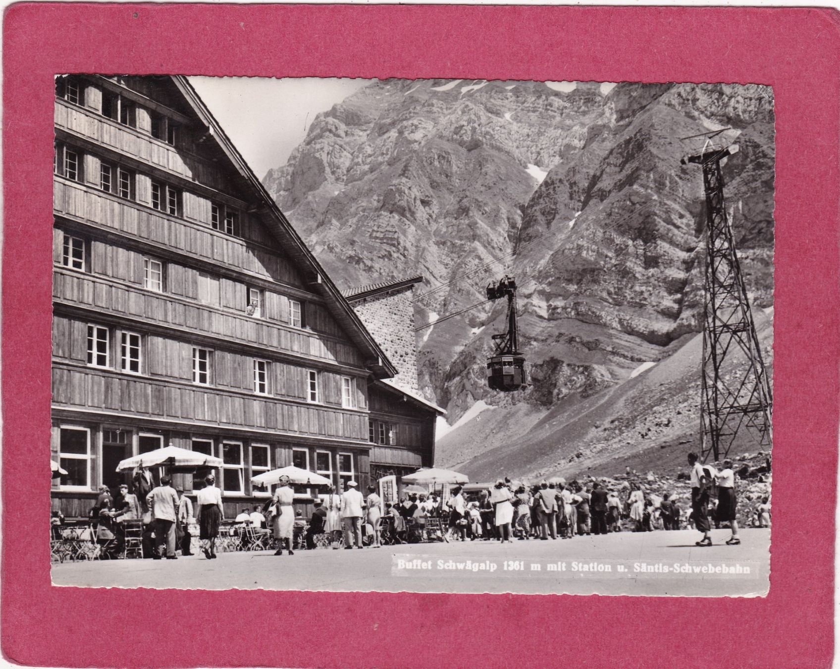 Cartes postales: Schwägalp Buffet Säntisbahn 1954 – D'occasion à Herisau par Lisegrat2008