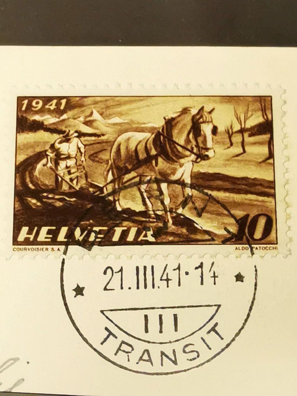 Tutti i francobolli: 252 ET (170.-) 21.3.1941 – Usato da Wangen venduto da Abartix 1