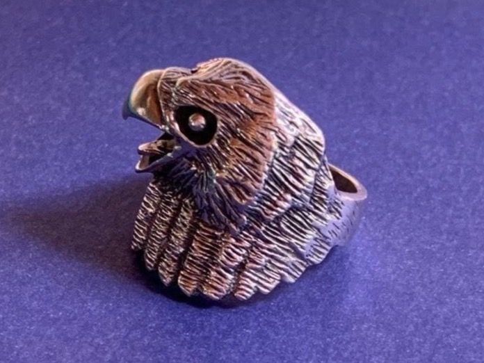 Anelli: Silberring Krafttier Adler (54) – Usato da Dittingen venduto da Bijoubelle 2