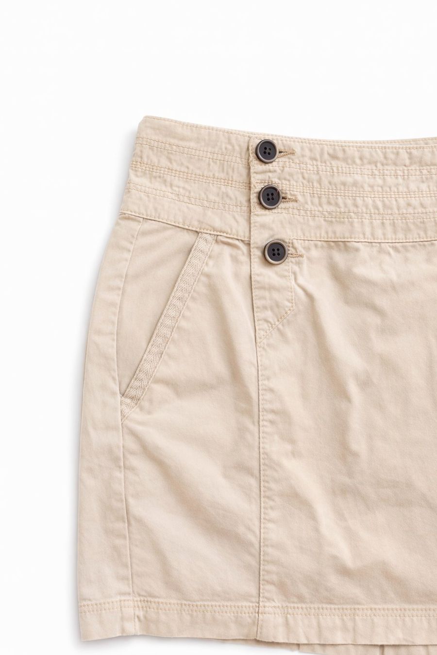 Gonne: Beiger Minirock mit Knöpfen Damen – Nuovo (secondo la descrizione) da Fully venduto da VaneaSelection 5