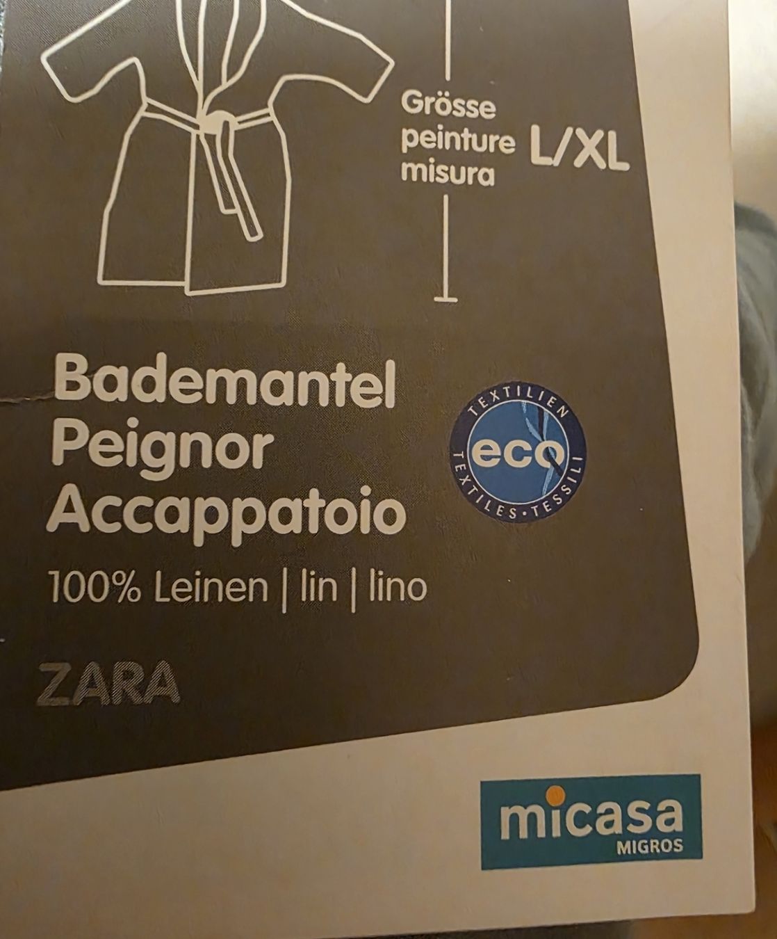Accappatoi: Leinen Bademantel L/XL – Nuovo (secondo la descrizione) da Luzern venduto da luzri 2