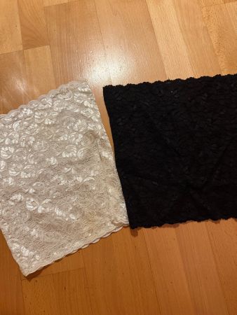 2 Spitze Tube Tops mit Lining Gr. XS guter Zustand