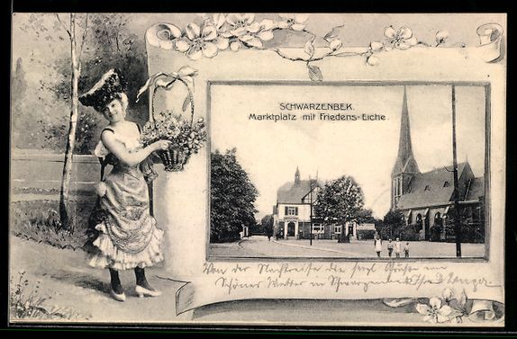 Cartoline postali: Grusskarten-AK Schwarzenbek, Marktplatz  – Usato da Berlin venduto da bartko-reher
