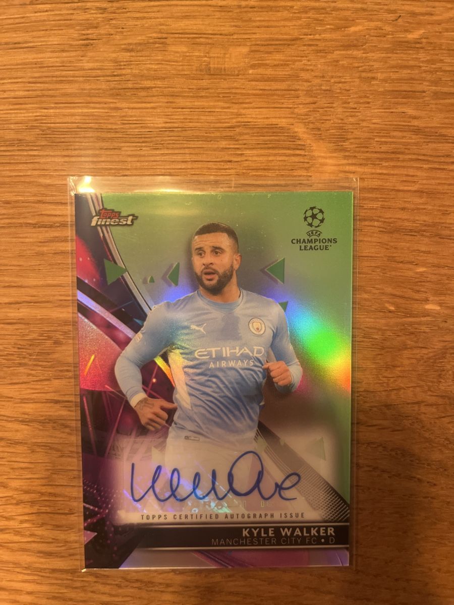 Topps Carte collezionabili: Kyle Walker Topps UEFA Champions League Autograph – Nuovo (secondo la descrizione) da Wilen b. Wollerau venduto da Cashley57