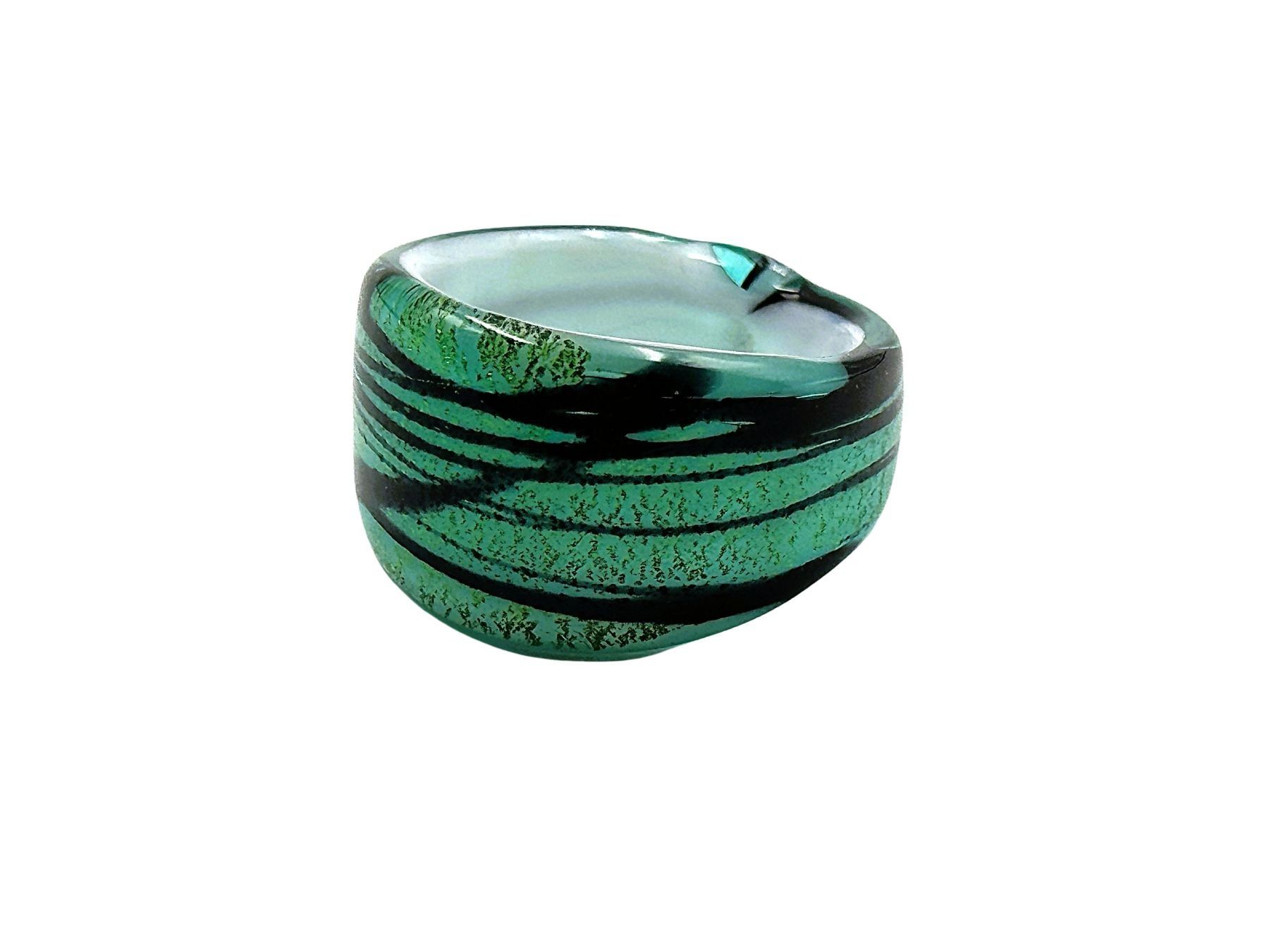 Murano Anelli: Ring Murano Glas G 55 Breite 14mm – Nuovo e nell'imballaggio originale da Oberkulm venduto da Murano-Schmuck 1