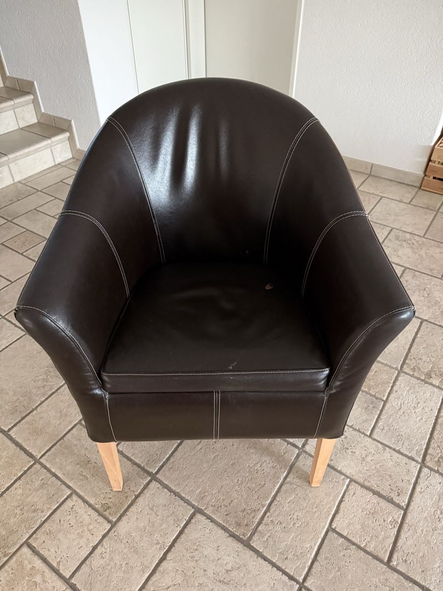 Sessel: Ledersessel – Gebraucht aus Birchwil von Giantomaso 4