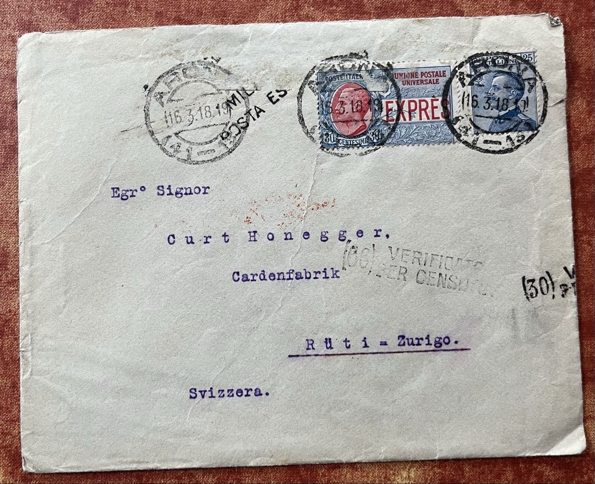 Couverts & Versandtaschen: Briefmarken – Gebraucht aus Herrliberg von hor_bwz5