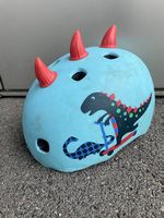 Kinderhelm mit Dinosaurier-Motiv - Velo / Scooter (52-56cm)