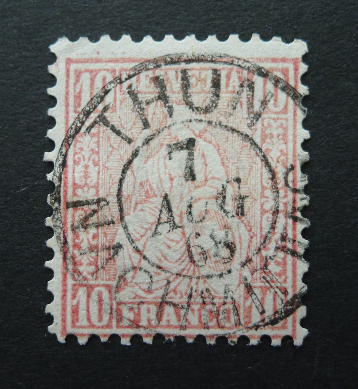 Tutti i francobolli: Nr. 38 mit Vollstempel THUN BE – Usato da Ebikon venduto da SilvioFreund