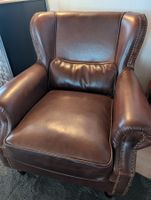 Echter Ledersessel Vintage – Braun – EDOUARD