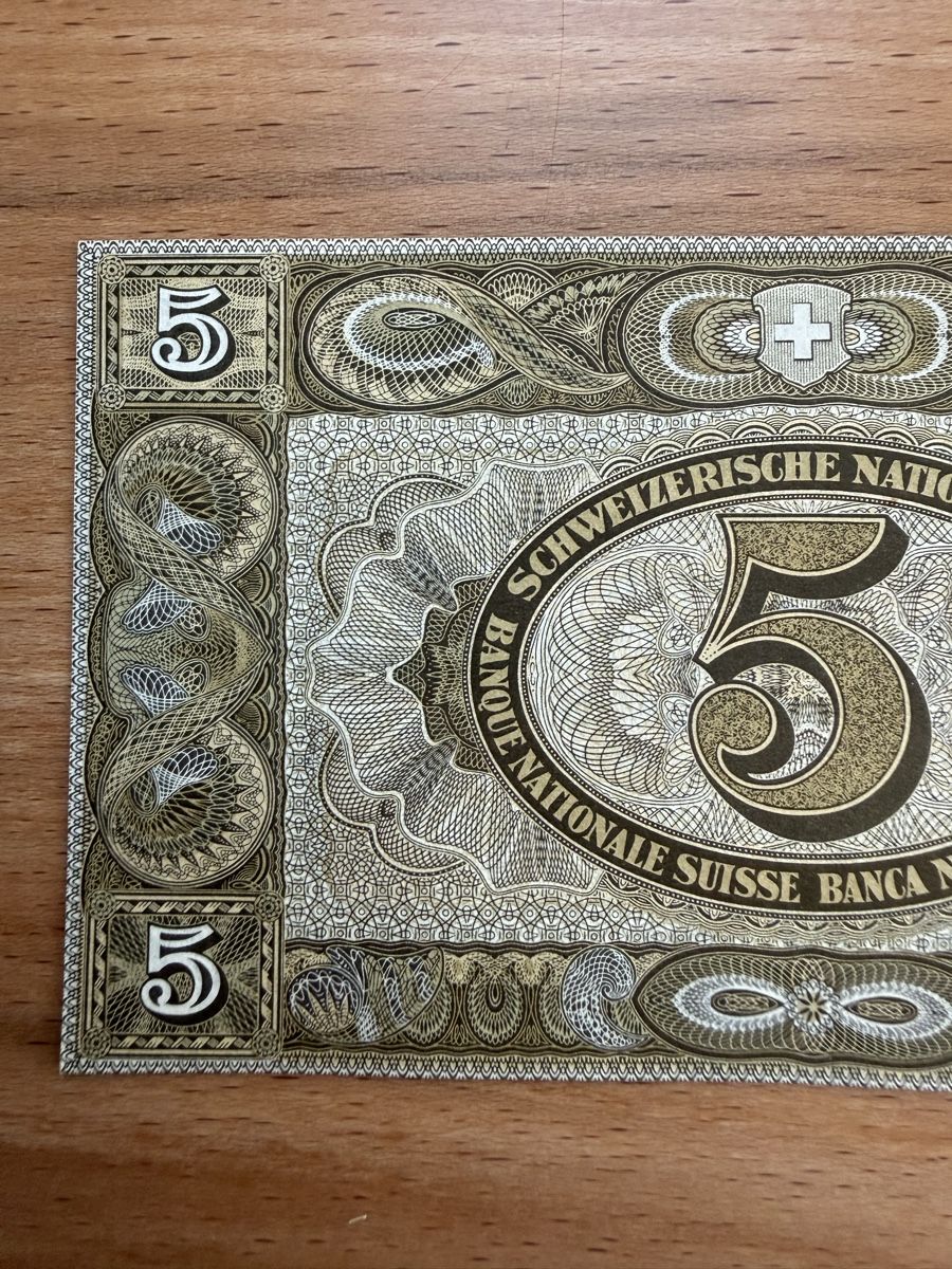 Banconote: Schweizer 5 Franken Banknote – Usato da Grenchen venduto da Bastet007 4