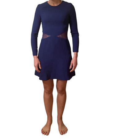 Sandro electric blue dress size 2