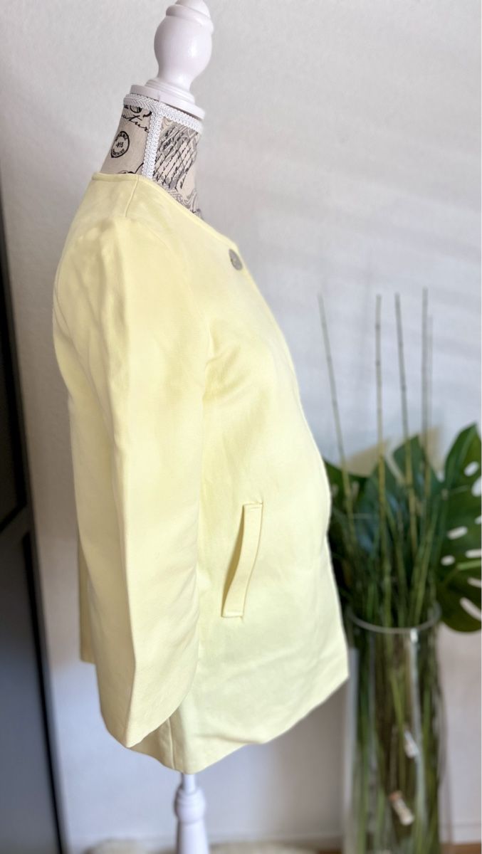 Zara Jacken & Mäntel: Zara Mädchenblazer Gr. 164 hellgelb Frühling – Gebraucht aus Aarburg von Petite-closet-Loop 1