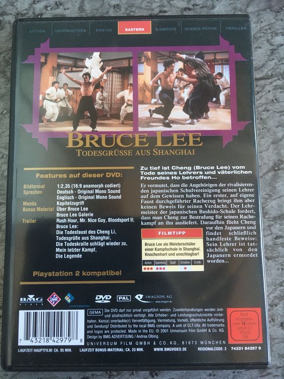 Bruce Lee Todesgrüsse aus Shanghai | Kaufen auf Ricardo