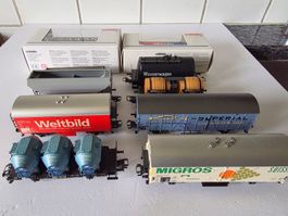 10 Stück verschiedene Märklin Güterwagen