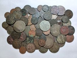 Lot mit 75 Münzen Kanton Genf 18. & 19. Jh.