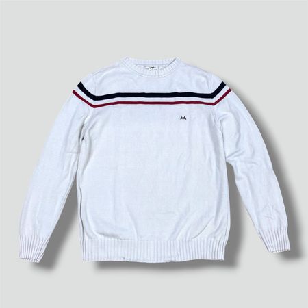 Thomas Burberry vintage white sweatshirt strickpullover pull