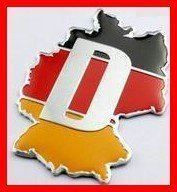 Deutschland Emblem Badge Logo Metall Germany Autosticker