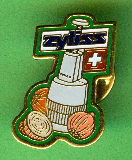 Placchette & Badge: zyliss  Zwiebelhacker  – Usato da Winterthur venduto da Sammleroase