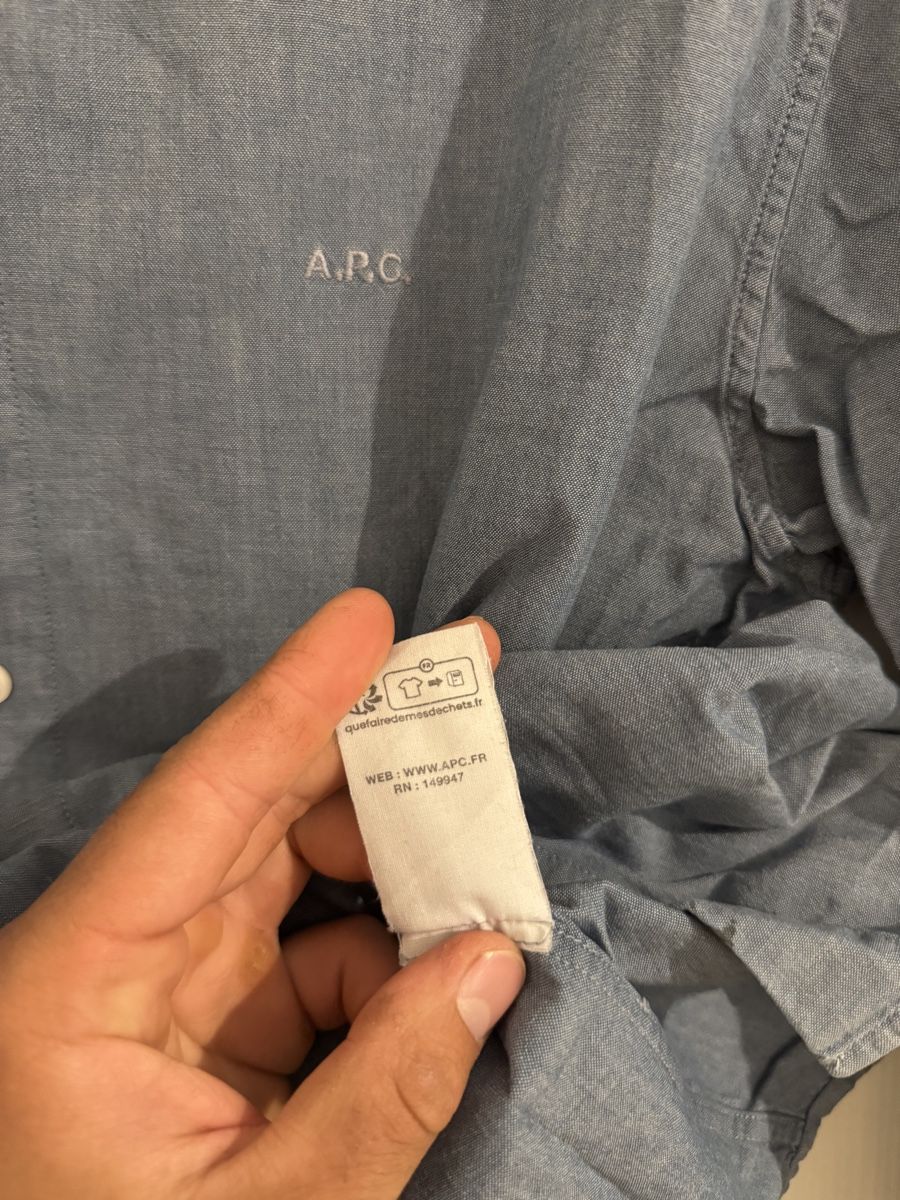Apc Hemden: A.P.C. Hemd, Grösse M, hellblau, oryginal – Gebraucht aus Wetzikon ZH von Jan_wojt 6