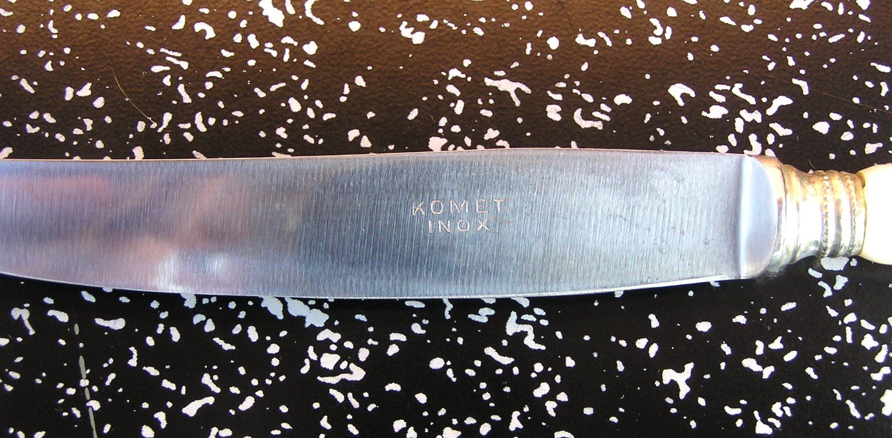 Posate: 10 VINTAGE MESSER DESSERTMESSER PERLMUTTOPTIK – Usato da Grenchen venduto da Antique-hunter 4