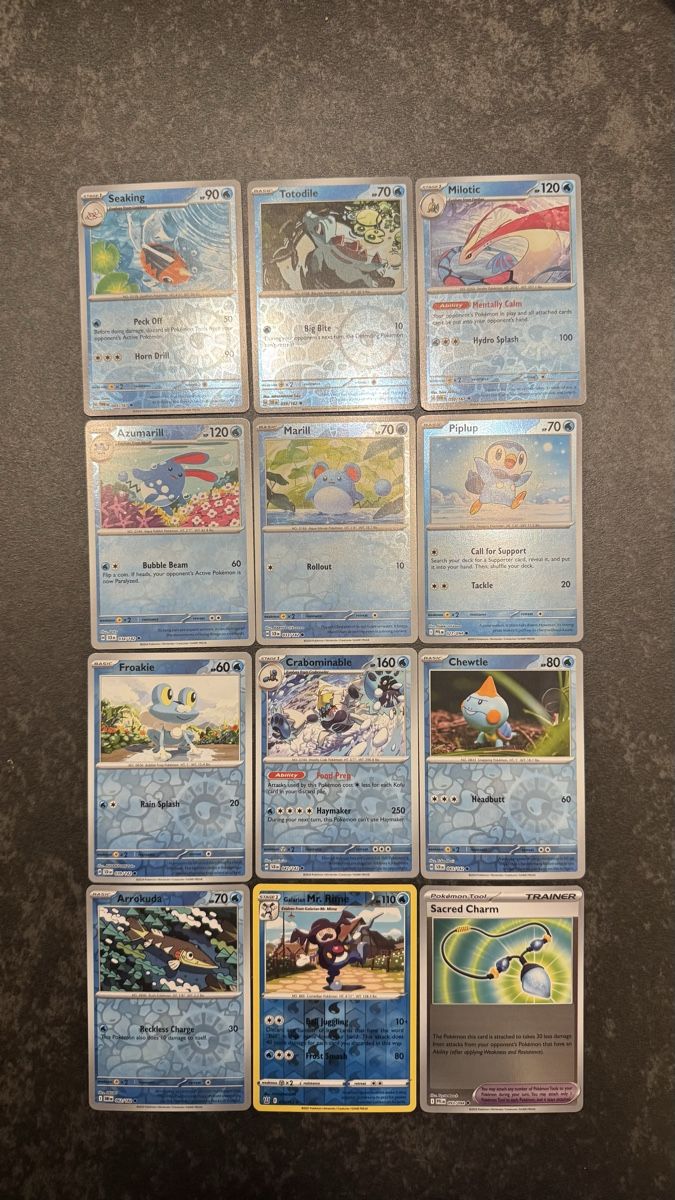 Pokémon Sammelbilder & Trading cards: Pokemon Karten Set Wasser - Alle Holo – Neu (gemäss Beschreibung) aus Dietlikon von abd_7qwy