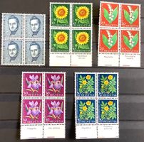 1961 Pro Juventute  Viererblock Serie ** mit TABS